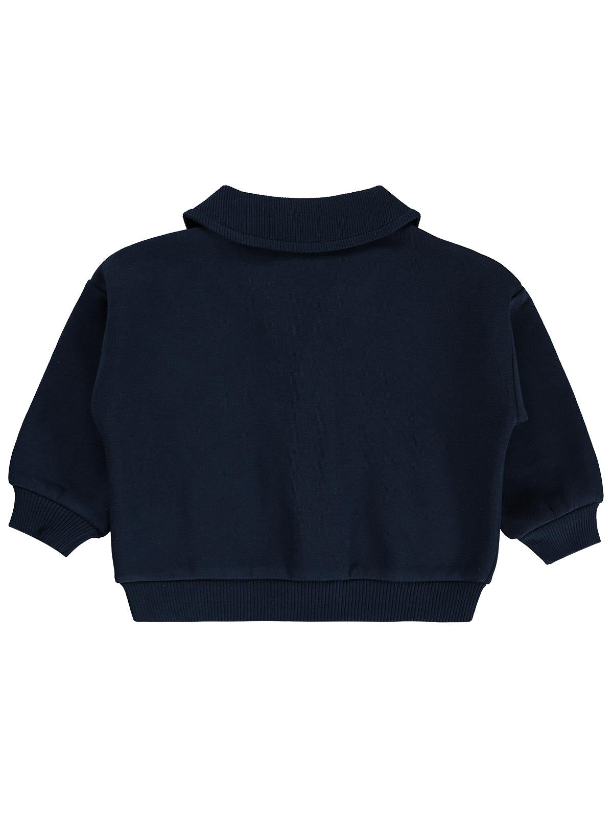 Civil Baby M Nakışlı 6-18 Ay Hırka - Lacivert