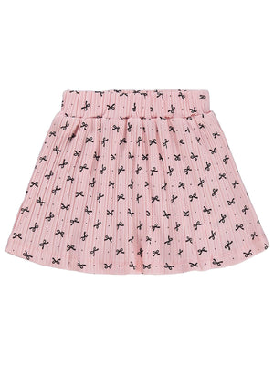 Civil Girls Fiyonk Desenli 2-5 Yaş Etek - Pembe