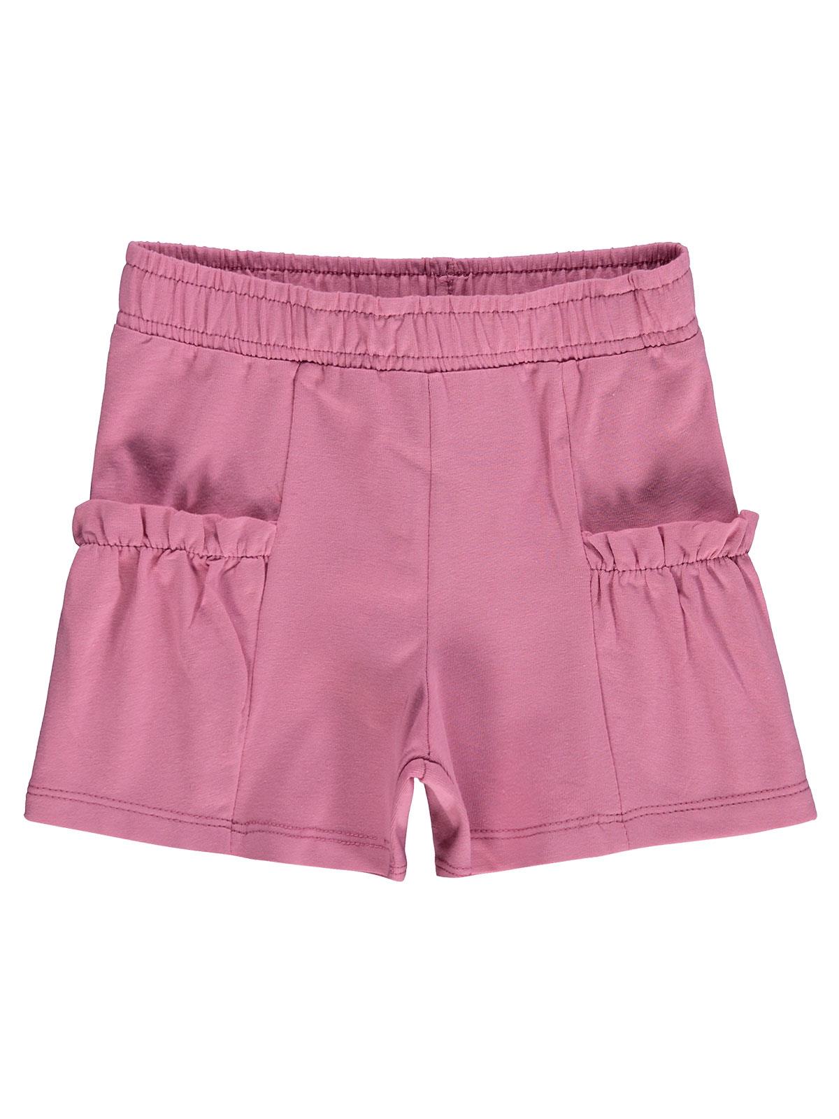 Civil Girls Torba Cep Detaylı 2-5 Yaş Şort - Pembe