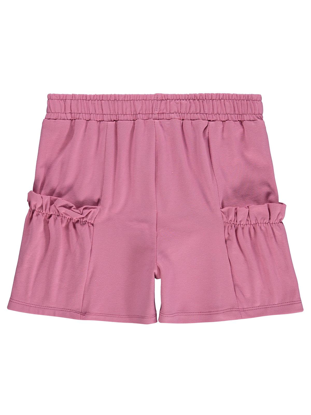 Civil Girls Torba Cep Detaylı 6-9 Yaş Şort - Pembe