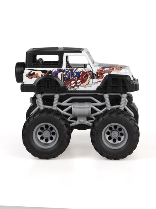 Vardem Oyuncak Isıklı- Muzıklı 1:32 Safarı Kralı Jeep 4x4 - Beyaz