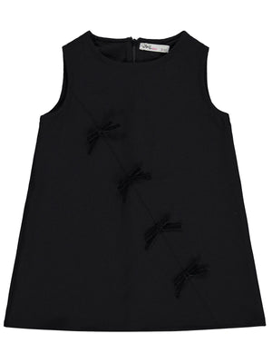 Civil Girls Fiyonklu 2-5 Yaş Elbise - Siyah
