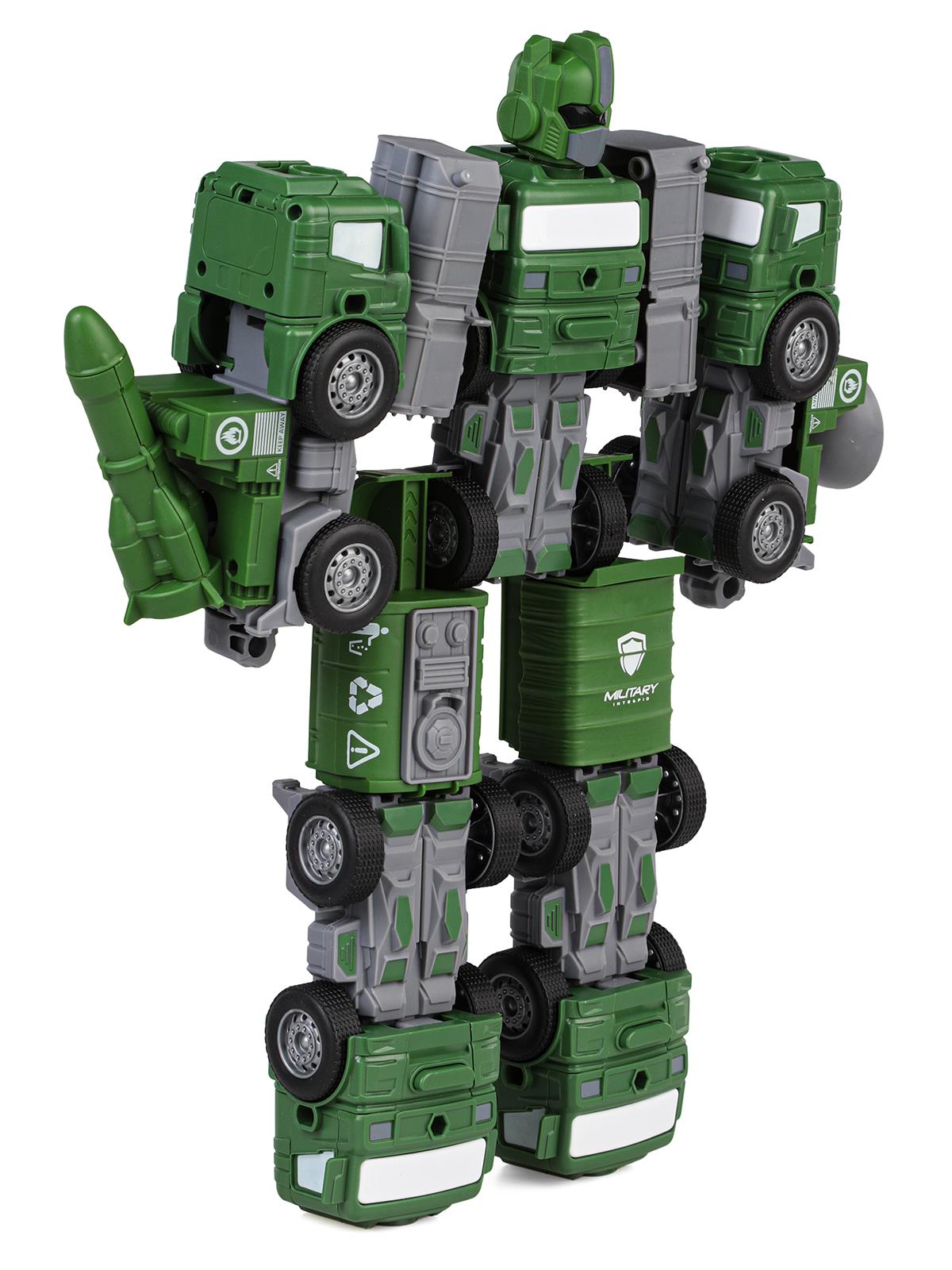 Can Oyuncak Ufo Transformers - Yeşil