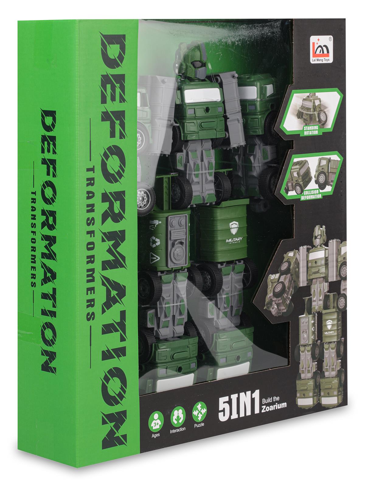 Can Oyuncak Ufo Transformers - Yeşil