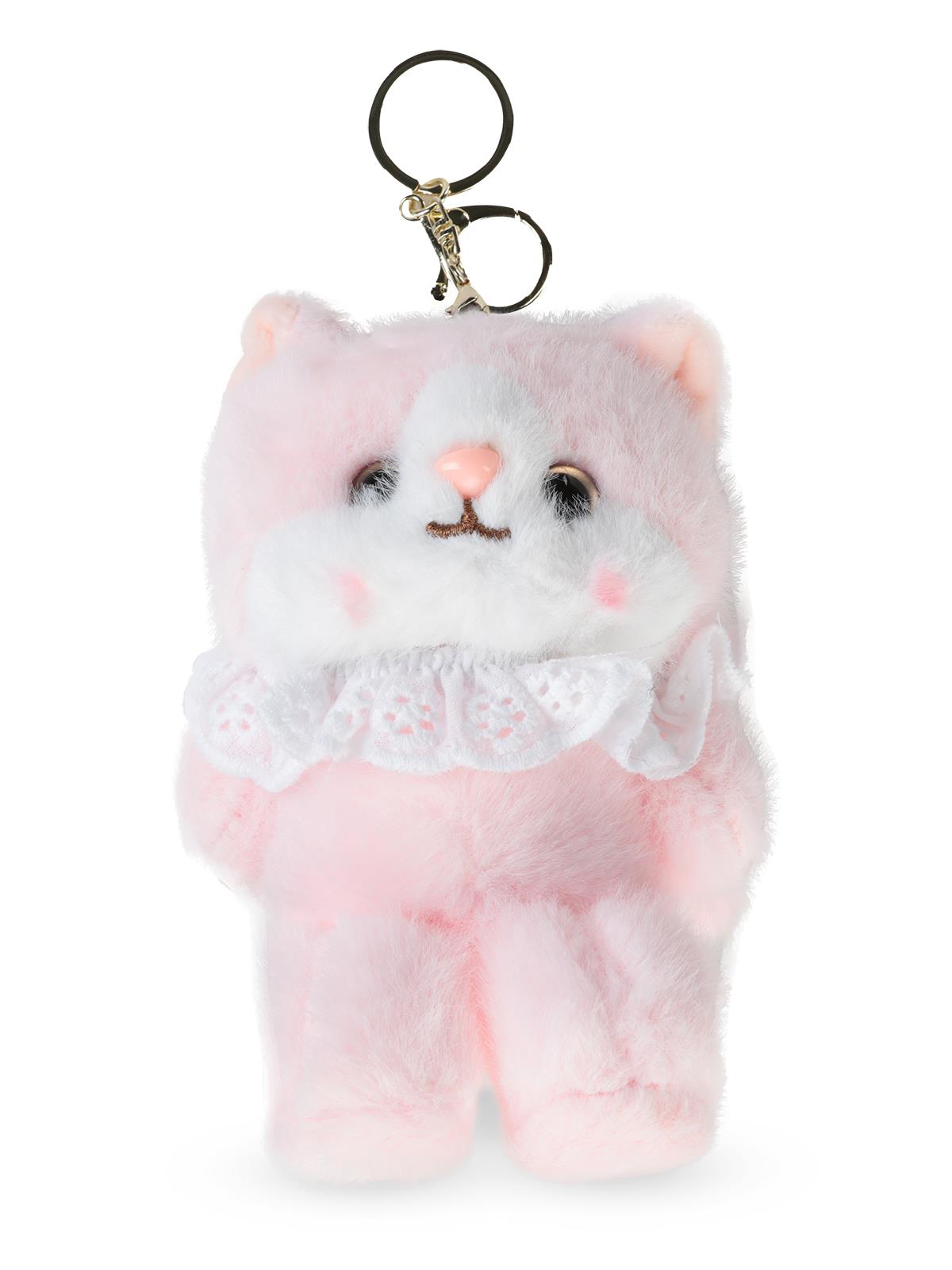 Can Oyuncak Peluş Anahtarlık Kedi - Pembe