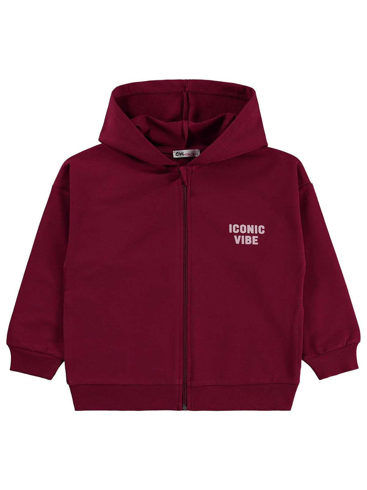 Civil Girls Basic 6-9 Yaş Hırka - Pembe