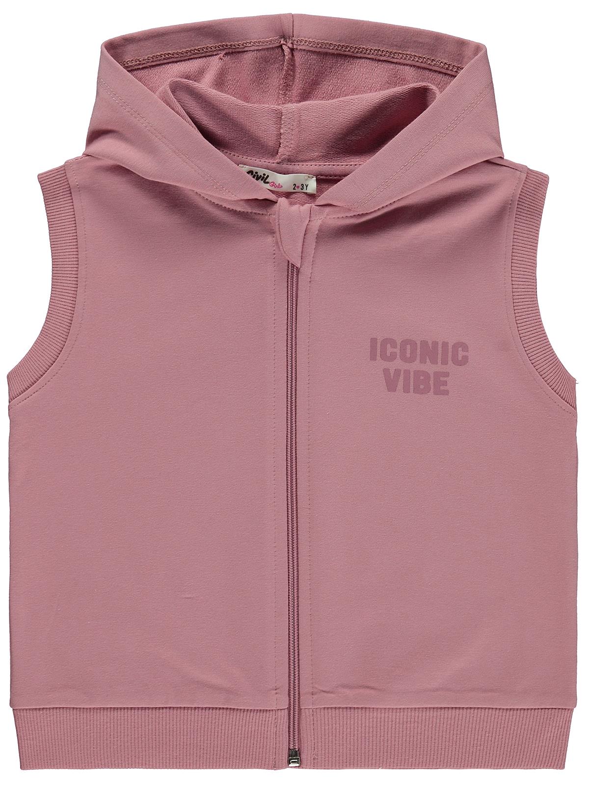 Civil Girls Basic 2-5 Yaş Yelek - Pembe