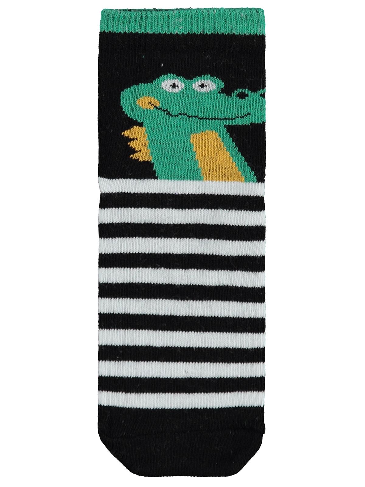 Civil Boys 3D Crocodile 3'lü 2-12 Yaş Erkek Soket Çorap