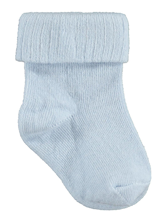 Civil Baby Basic Kıvrık 3'lü 6- Bebek Erkek Çorap Set