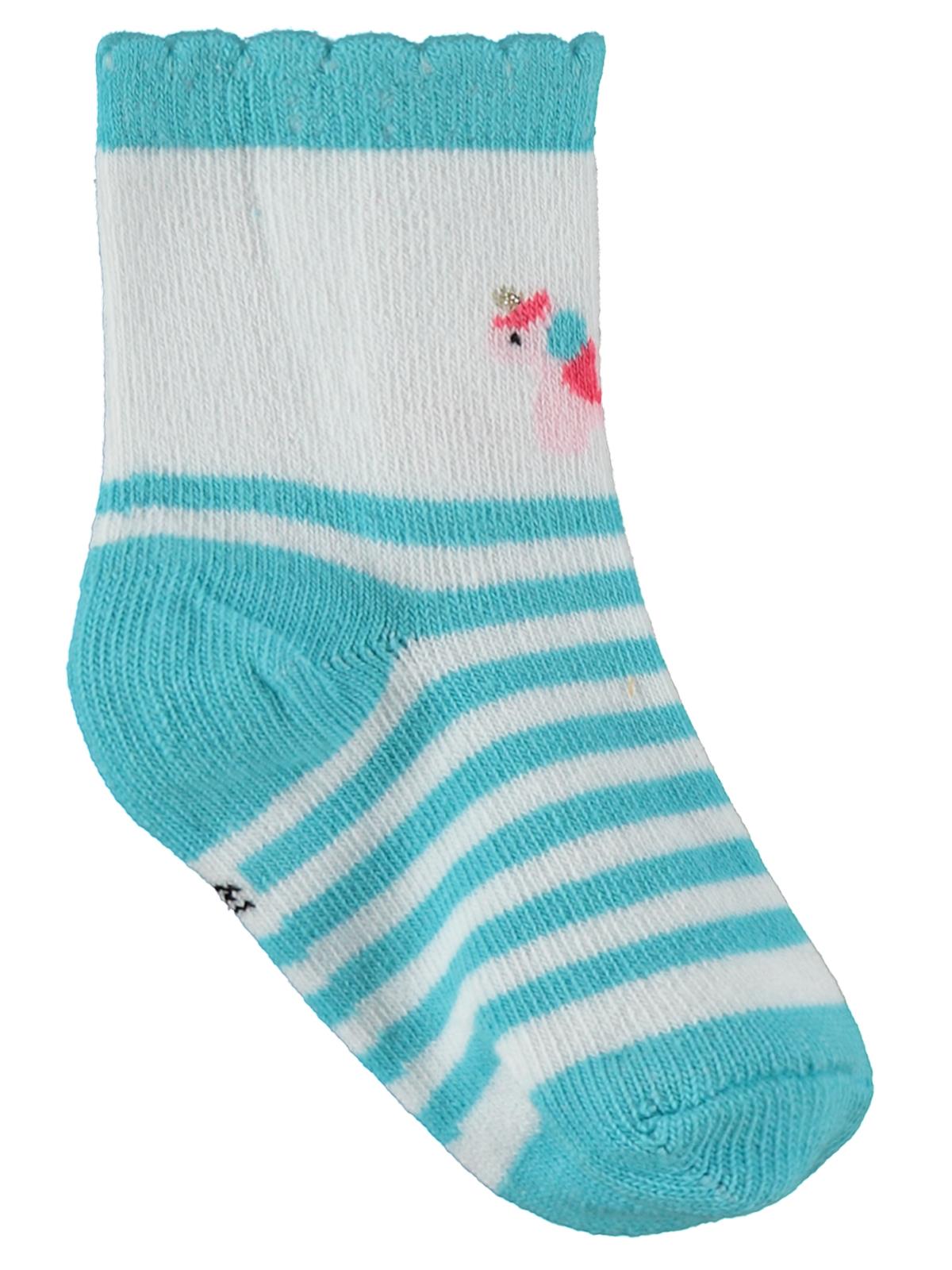 Civil Baby Unicorn 3'lü 6- Bebek Kız Çorap Set - Standart
