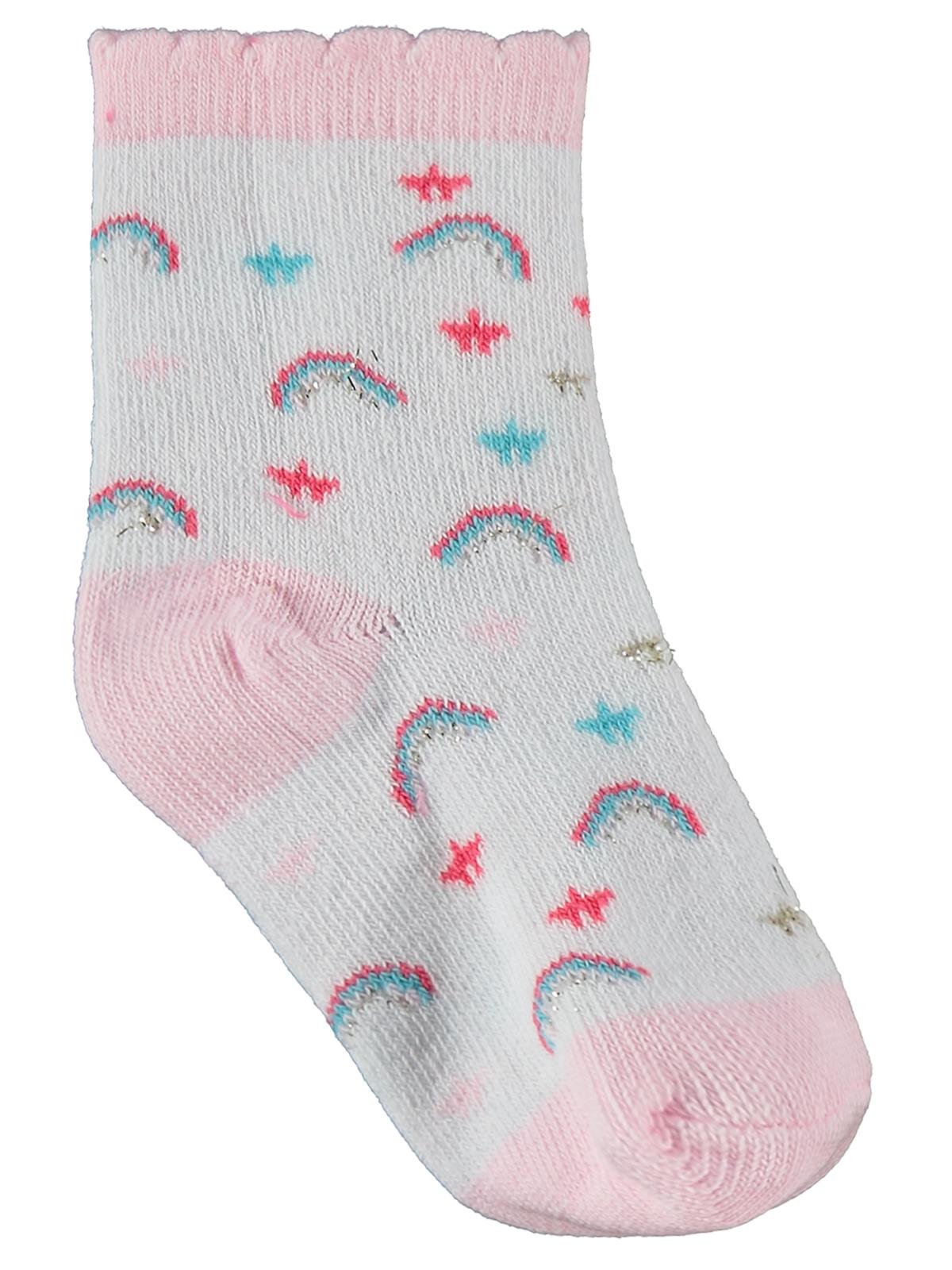 Civil Baby Unicorn 3'lü 6- Bebek Kız Çorap Set - Standart