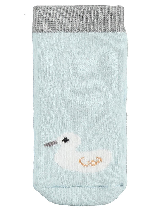 Civil Baby Ördek Havlu 6-18 Ay 2'li Bebek Erkek Çorap Set