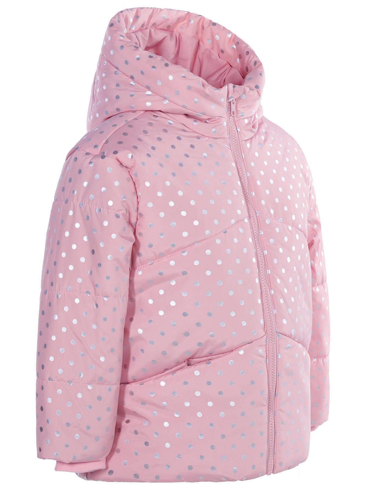 Civil Girls Puantiye Baskılı 6-9 Yaş Mont - Pembe