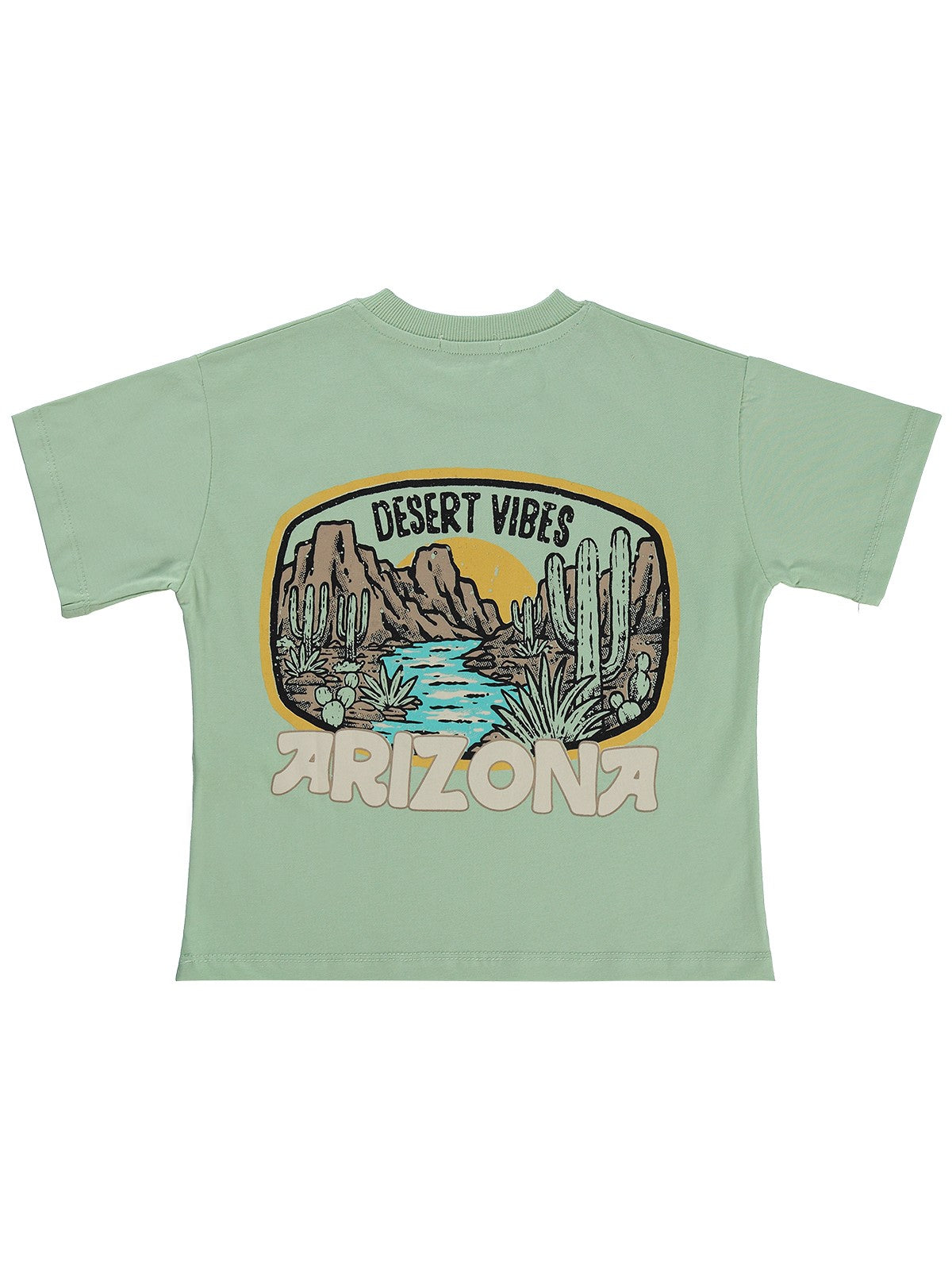 Civil Boys Desert Vibes 10-13 Yaş Tişört - Yeşil