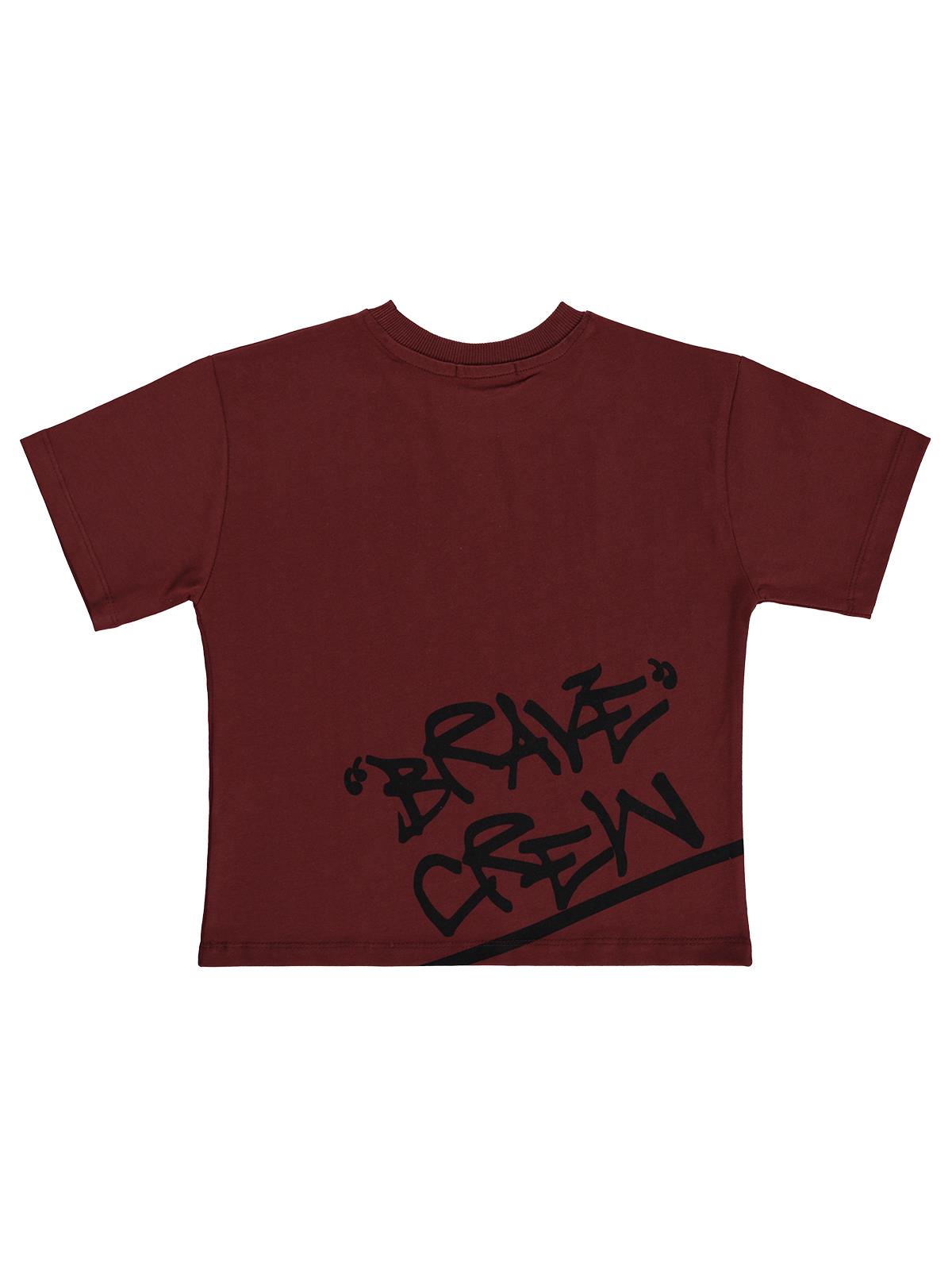 Civil Boys Skater Baskılı 6-9 Yaş Tişört - Turuncu