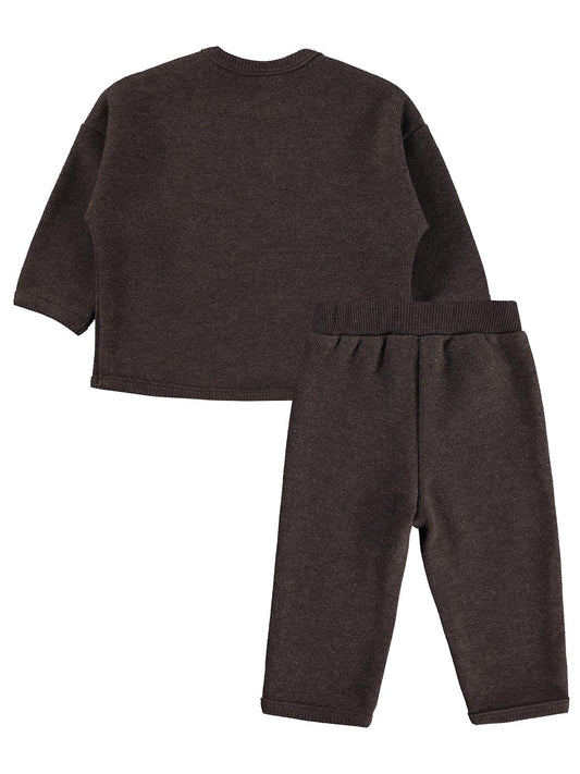 Civil Baby Basic 6-18 Ay Takım - Kahve