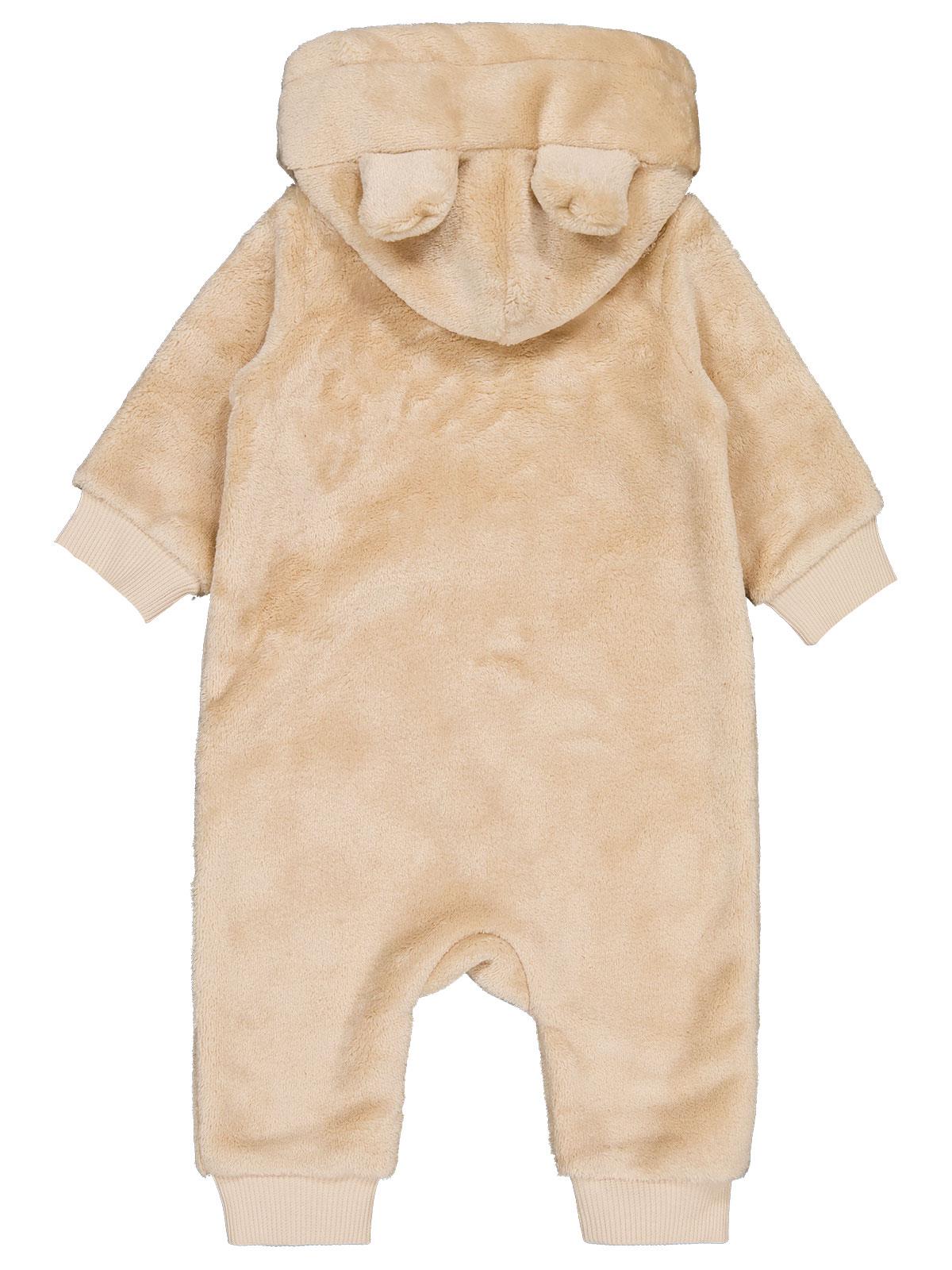 Civil Baby Ayıcık Nakışlı 6-18 Ay Tulum - Bej