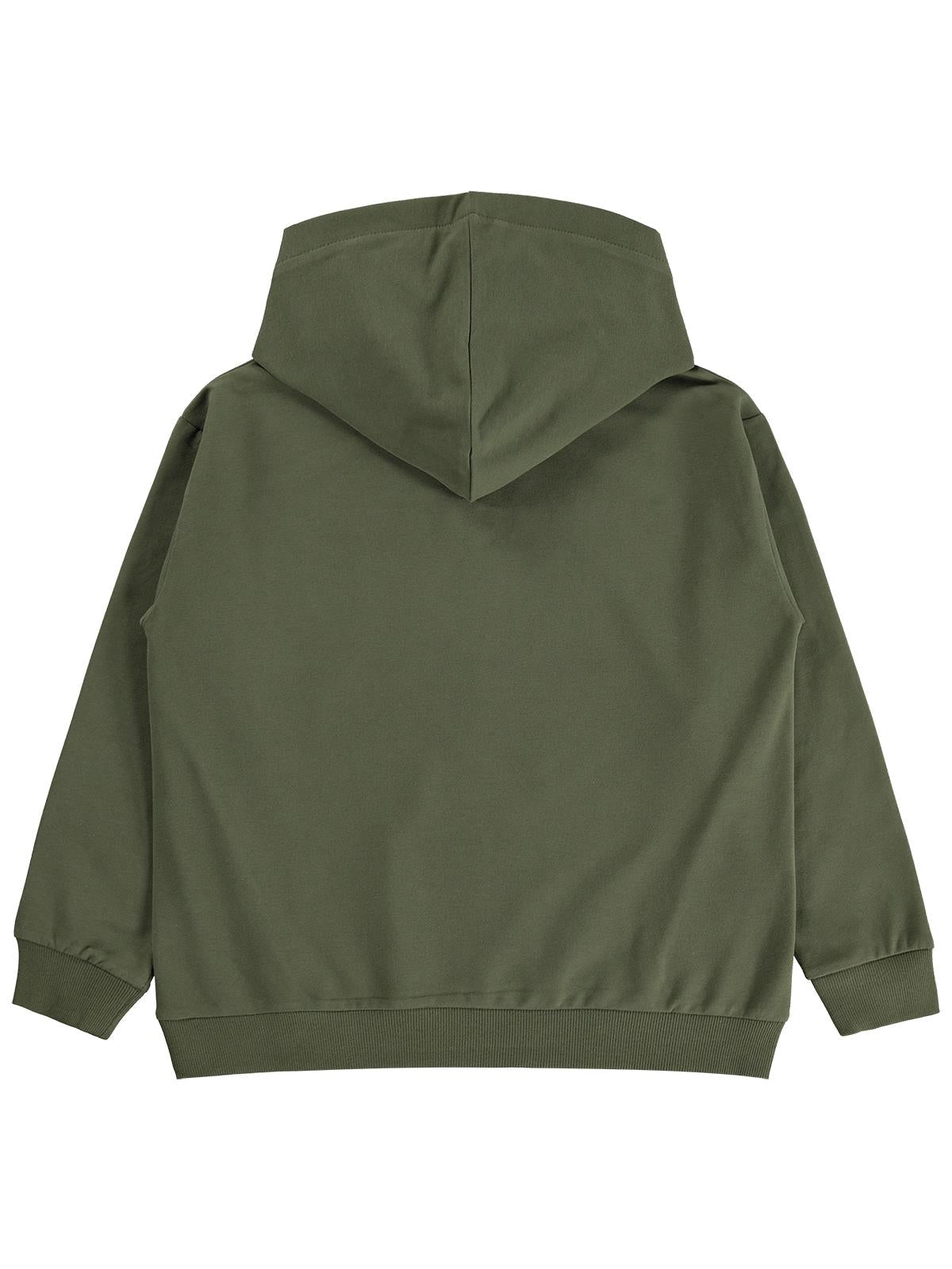 Civil Boys Basic Kapşonlu 10-13 Yaş Sweatshirt - Haki