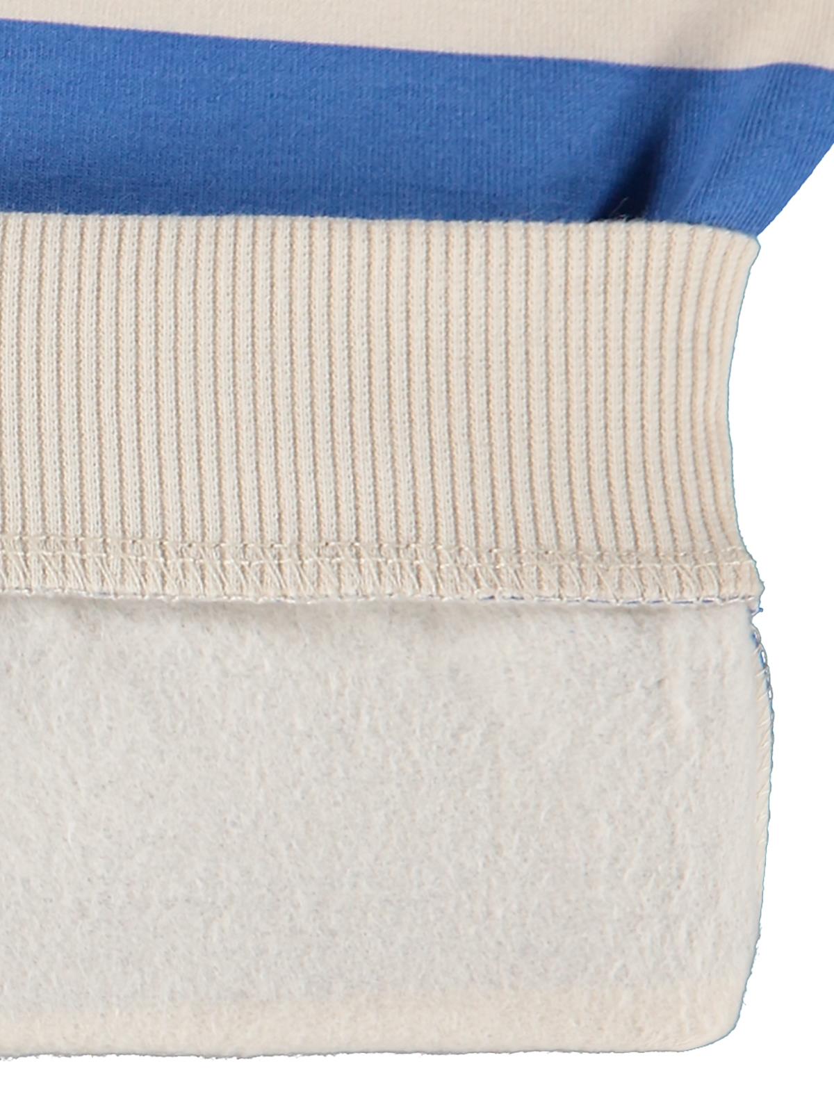 Civil Boys Kalın Çizgili Basic 2-5 Yaş Sweatshirt - Mavi