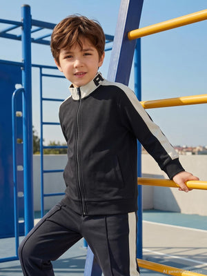 Civil Boys Pike Active 6-9 Yaş Hırka - Siyah