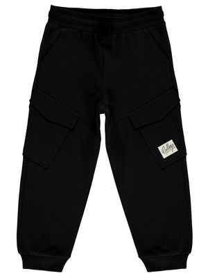 Civil Boys Basic Kargo Cepli 6-9 Yaş Eşofman Altı - Siyah