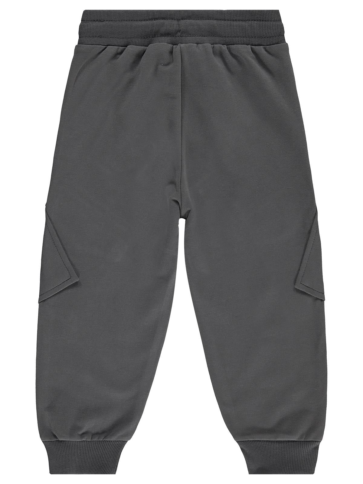 Civil Boys Basic Kargo Cepli 2-5 Yaş Eşofman Altı - Gri