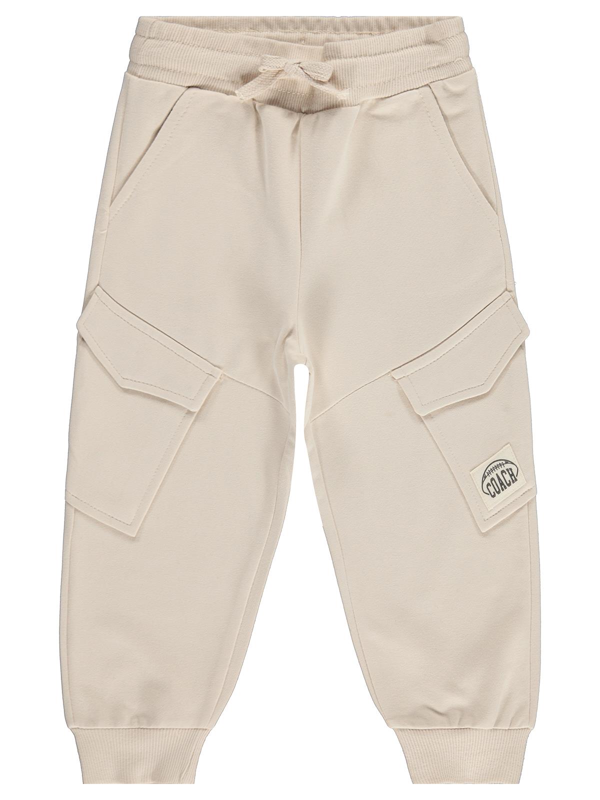 Civil Boys Basic Kargo Cepli 2-5 Yaş Eşofman Altı - Bej