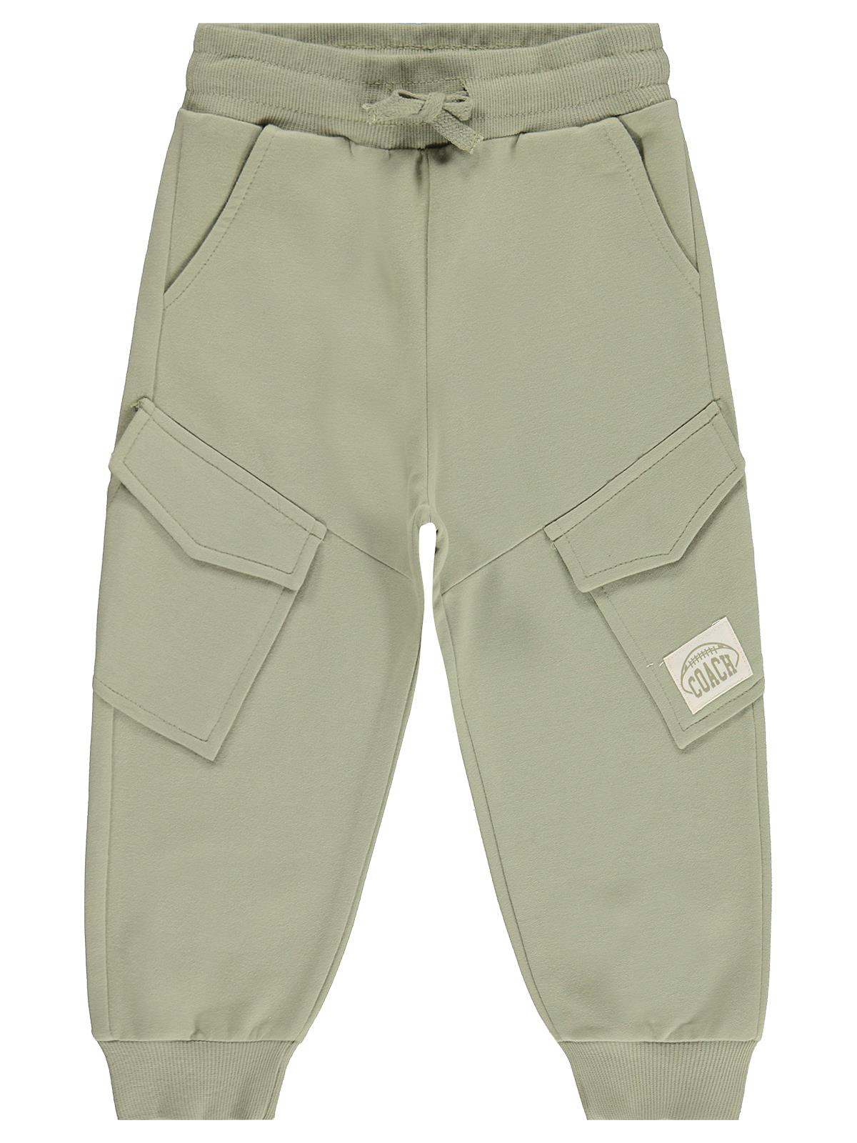 Civil Boys Basic Kargo Cepli 2-5 Yaş Eşofman Altı - Haki
