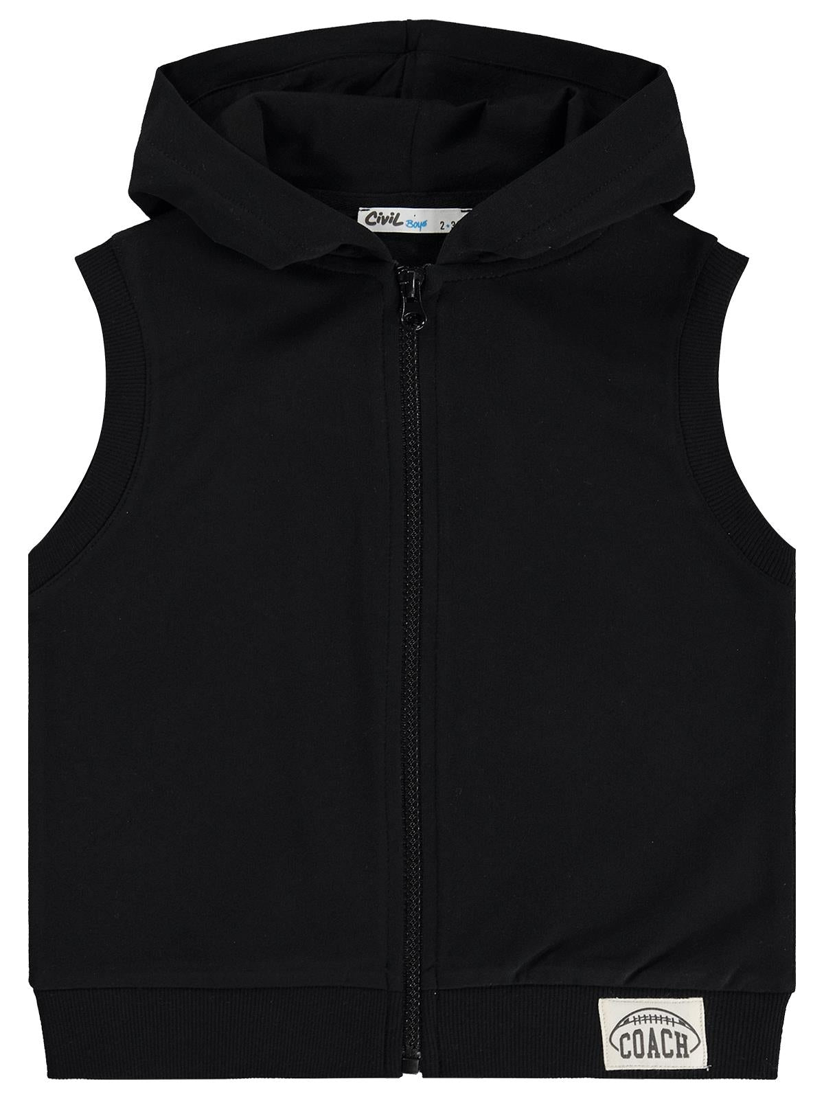 Civil Boys Basic 2-5 Yaş Yelek - Siyah