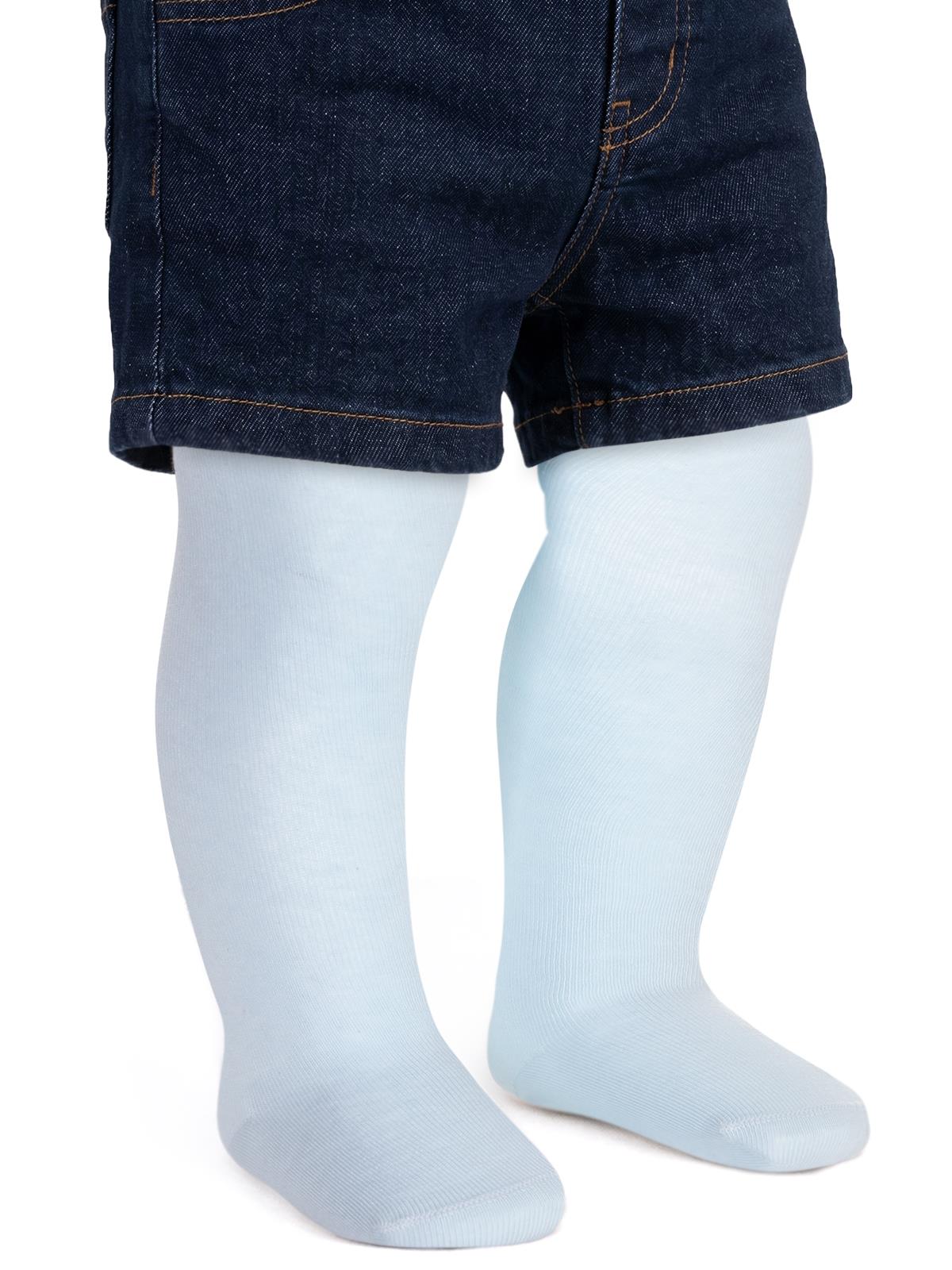 Civil Baby Düz 6- Bebek Erkek Külotlu Çorap - Mavi