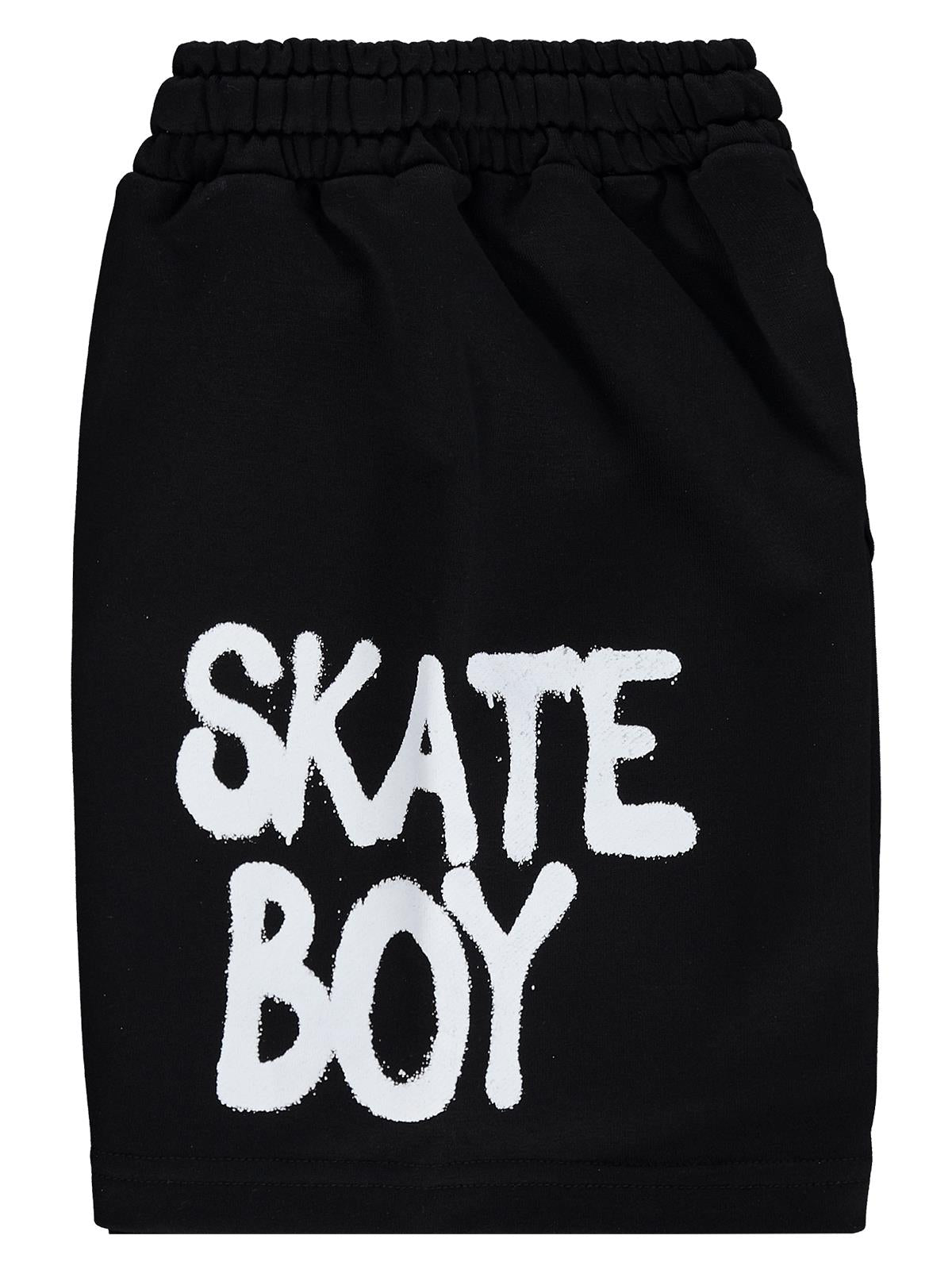 Civil Boys Skate Boy Baskılı 6-9 Yaş Kapri - Siyah