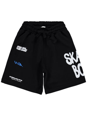 Civil Boys Skate Boy Baskılı 6-9 Yaş Kapri - Siyah