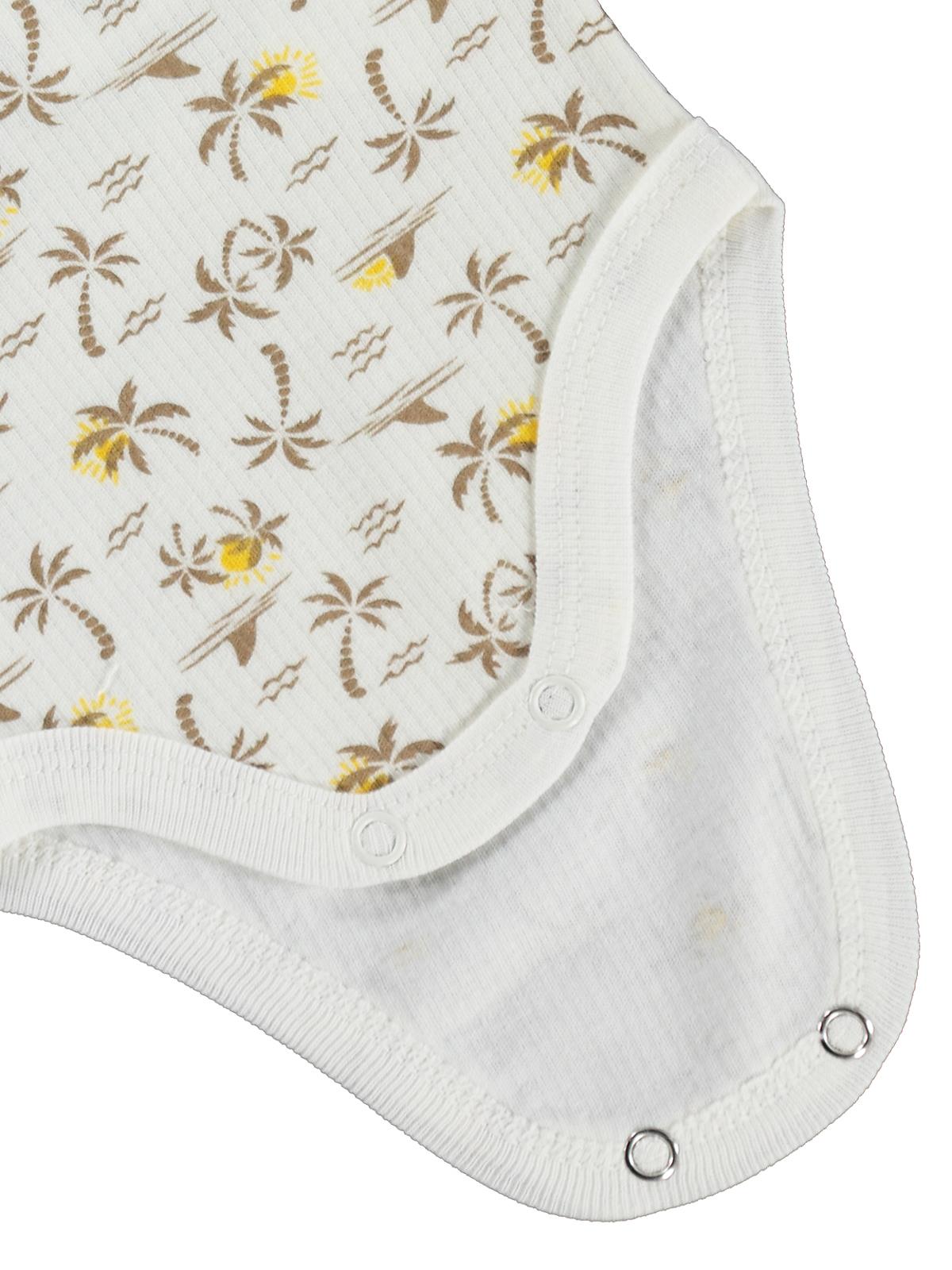 Civil Baby Palmiye Empirme 1-36 Ay Çıtçıtlı Badi - Ekru