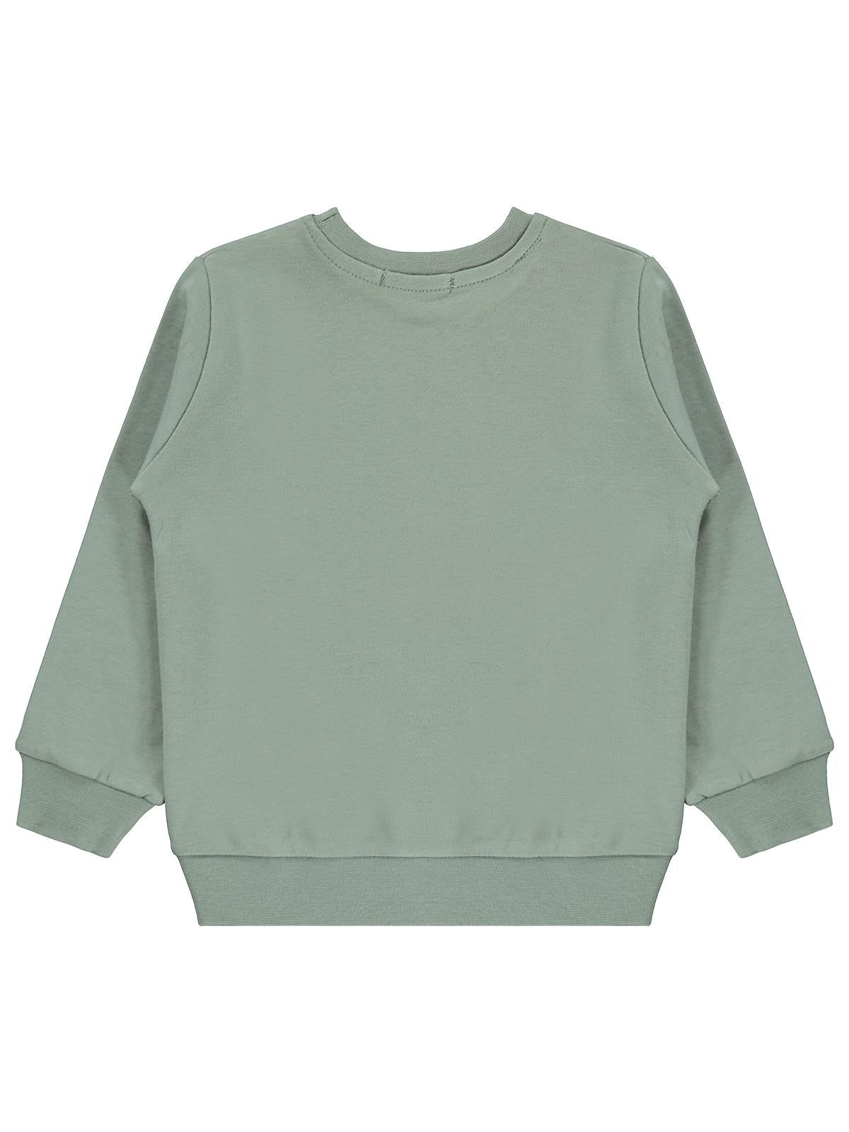 Civil Girls Kız Çocuk Düz 2-5 Yaş Sweatshirt - Yeşil