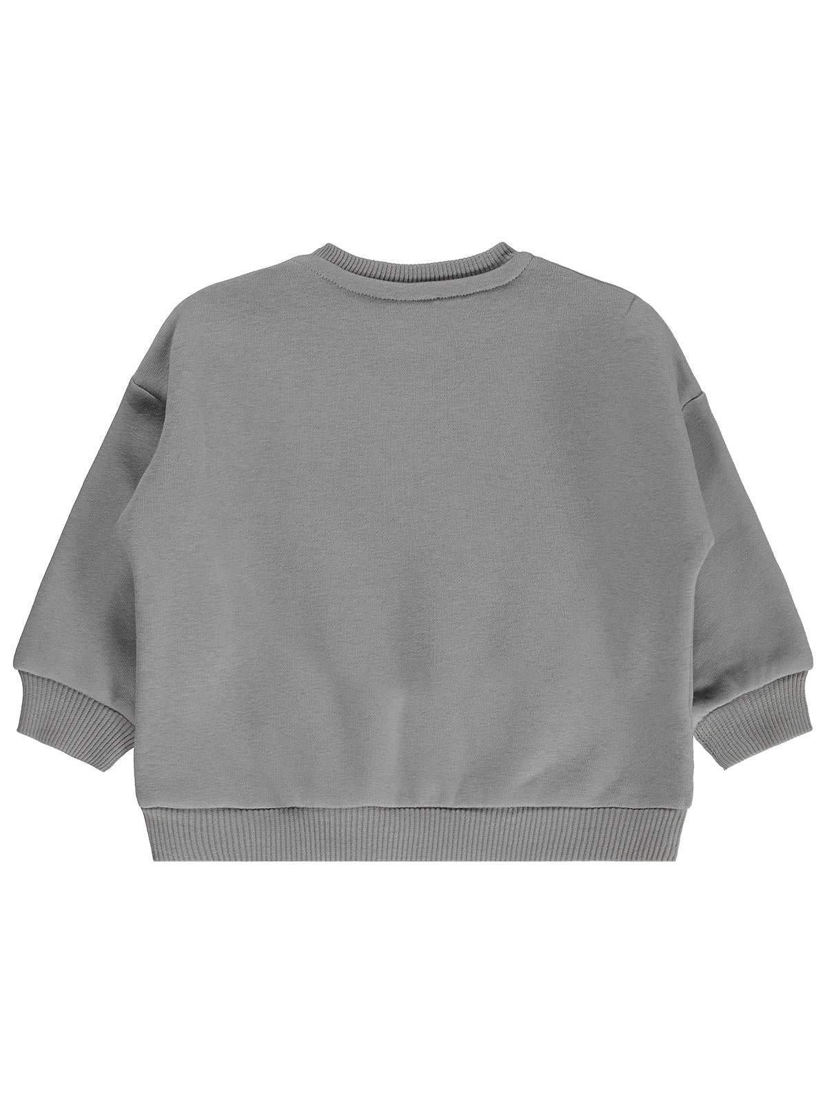 Civil Baby Tavşan Oyuncaklı 6-18 Ay Sweatshirt - Gri