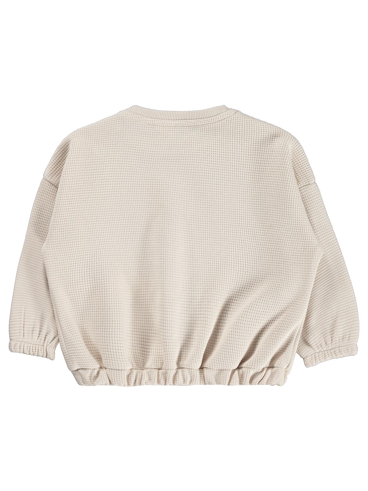 Civil Baby Member of the Cuddle Crew Baskılı 6-18 Ay Sweatshirt - Bej