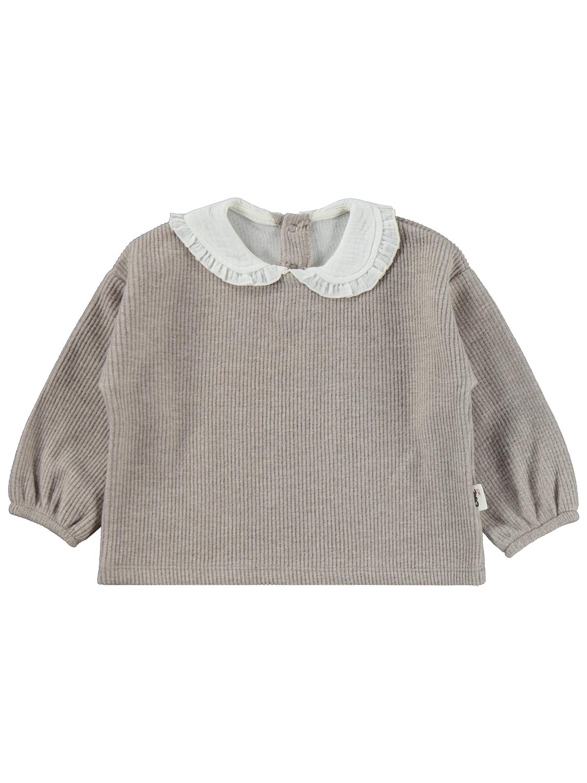 Civil Baby Bebe Yakalı 6-18 Ay Takım - Bej