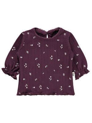 Civil Baby Fisto Yakalı 6-18 Ay Sweatshirt - Lila