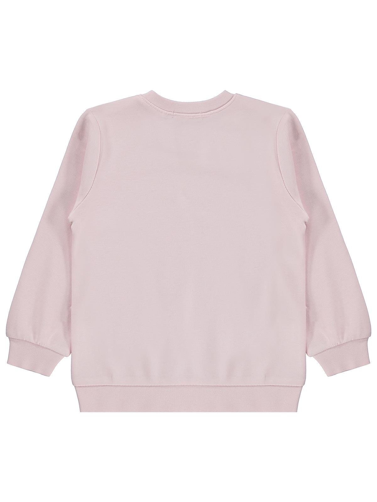 Civil Girls Rainbow Baskılı 2-5 Yaş Sweatshirt  - Pembe
