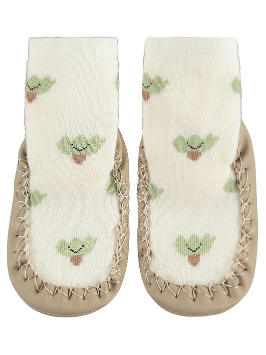 Civil Baby Cactus Bebek Kız Havlu Çarık Çorap 18-22