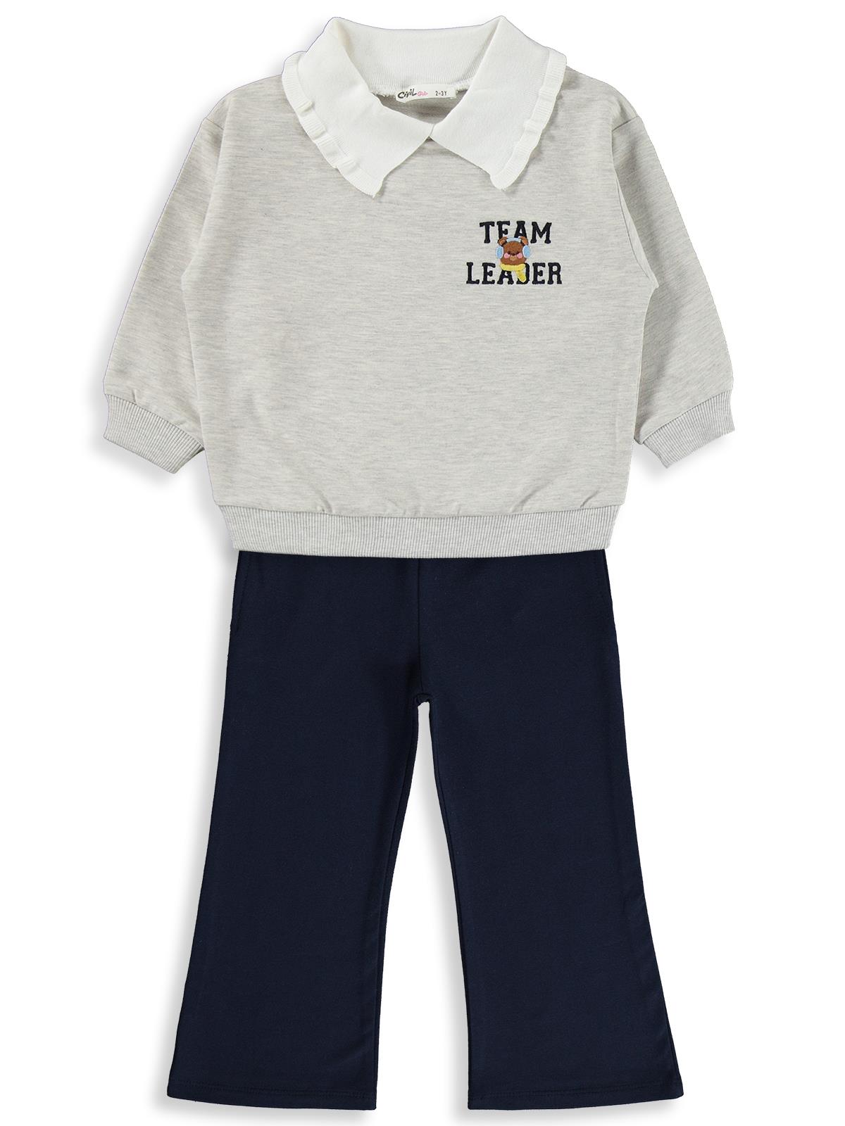 Civil Girls Team Leader 2-5 Yaş Eşofman Takımı - Ekru