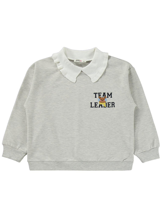 Civil Girls Team Leader 6-9 Yaş Eşofman Takımı - Ekru