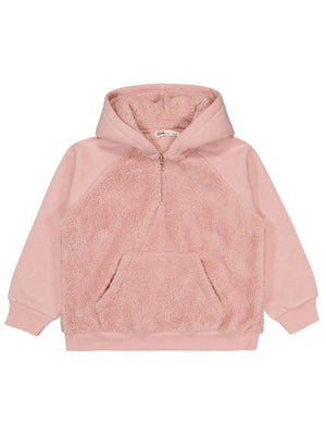 Civil Girls Fermuarlı 6-9 Yaş Sweatshirt - Pembe