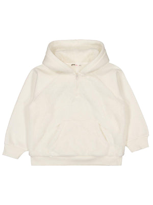 Civil Girls Fermuarlı 6-9 Yaş Sweatshirt - Ekru