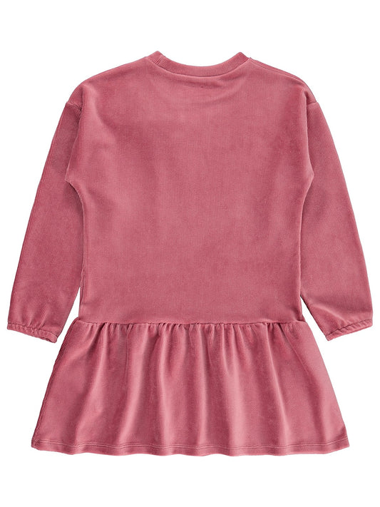 Civil Girls Fiyonk Detaylı 6-9 Yaş Elbise - Pembe