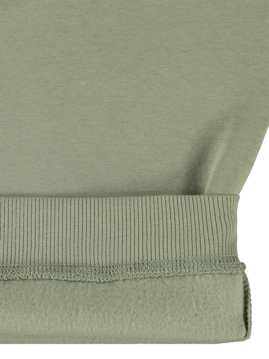 Civil Girls Çiçek Nakışlı 6-9 Yaş Sweatshirt - Haki