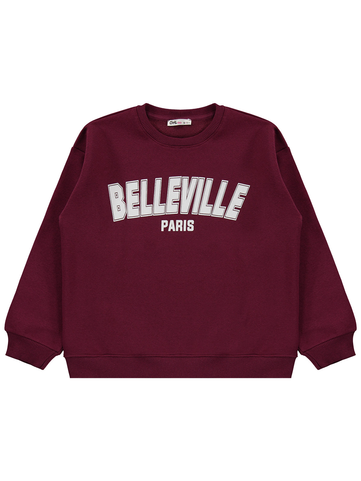 Civil Girls Belleville 10-13 Yaş Sweatshirt - Bordo