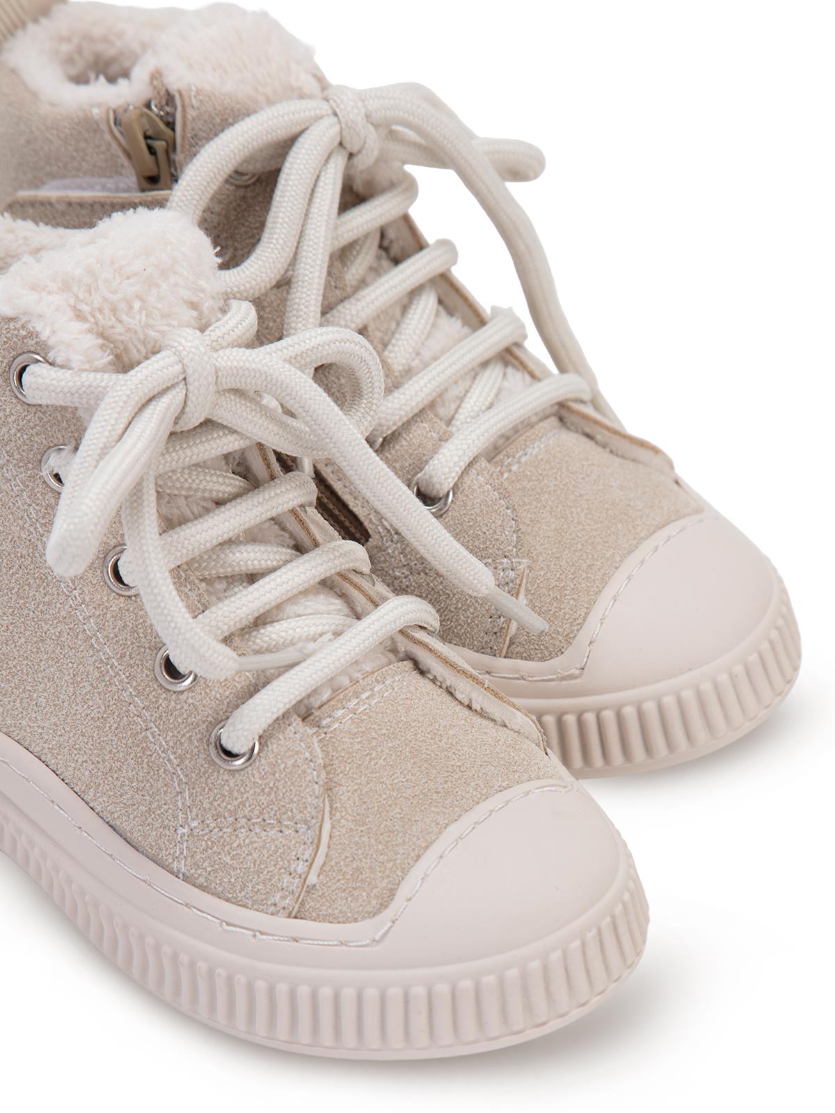 Civil Boots Kürklü Fermuarlı 27- Bot ve Çizme - Bej