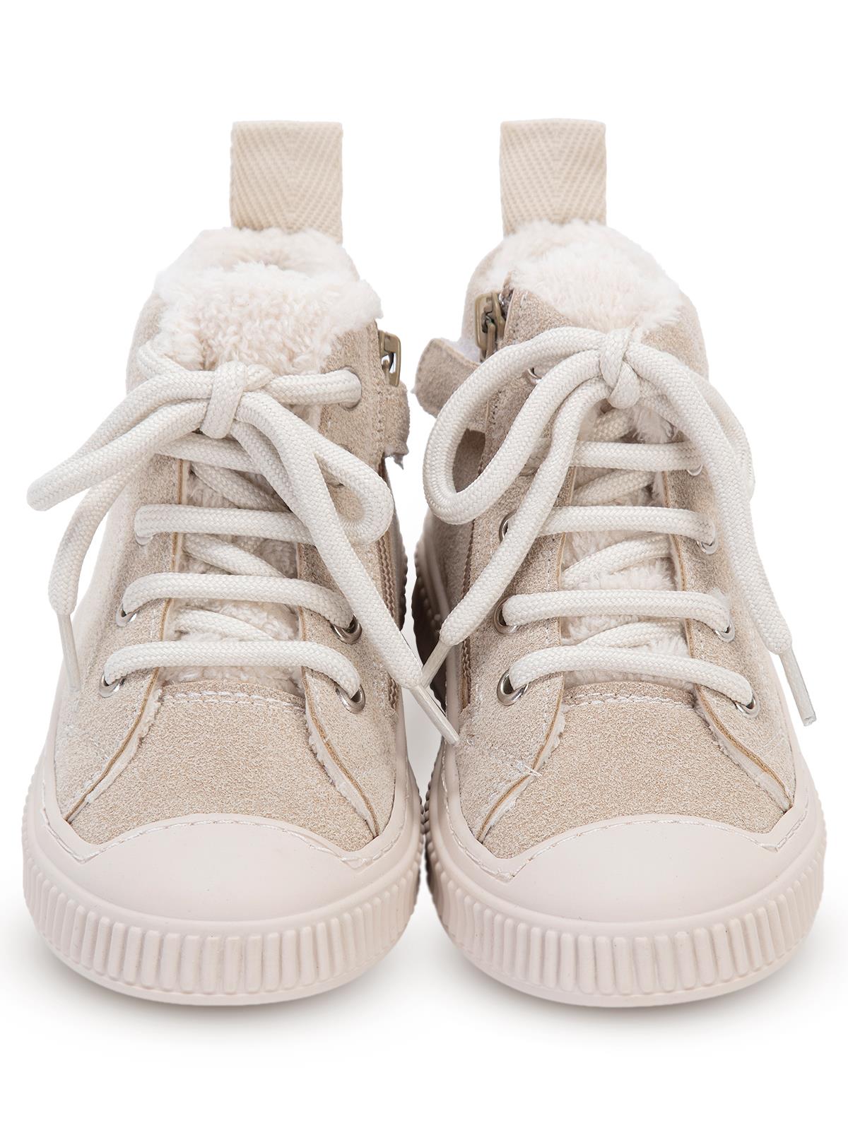 Civil Boots Kürklü Fermuarlı 27- Bot ve Çizme - Bej