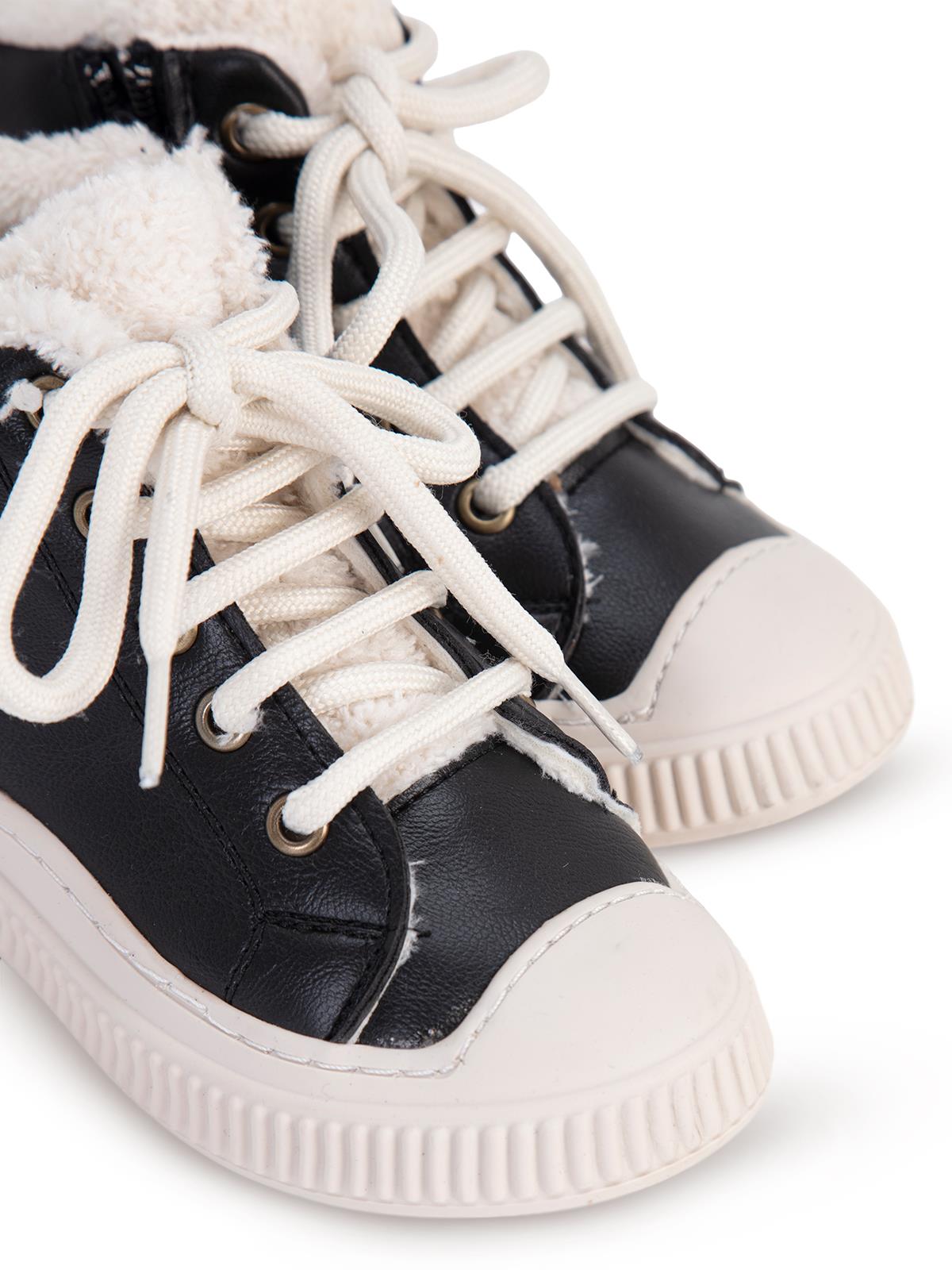 Civil Boots Kürklü Fermuarlı 32- Bot ve Çizme - Siyah